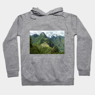 View of Machu Picchu from Huayna Picchu, Peru Hoodie